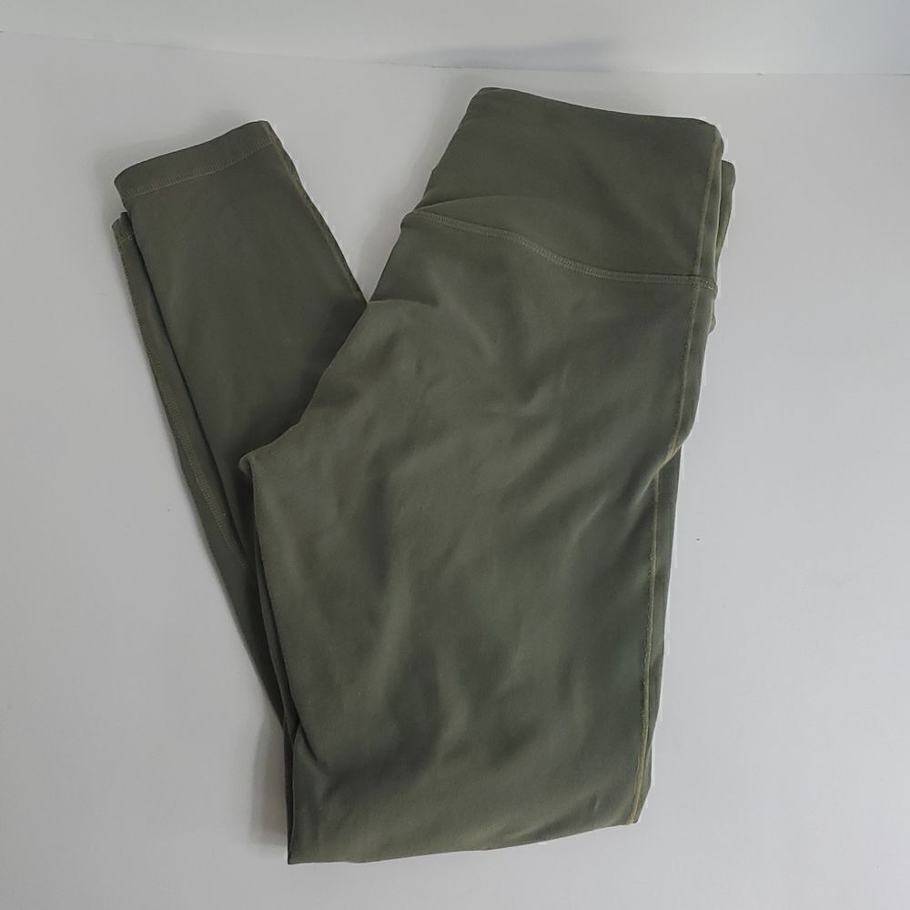 Prana Cropped Leggings Army Green Size S